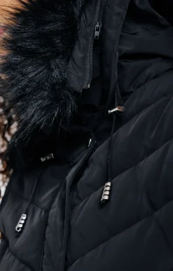 Impers & Parkas<Armand Thiery Doudoune longue en duvet et plumes - Noir