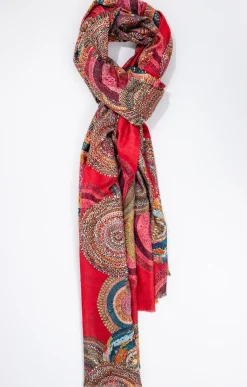 Accessoires<Armand Thiery FOULARD CHAUD IMPRIME - Rouge