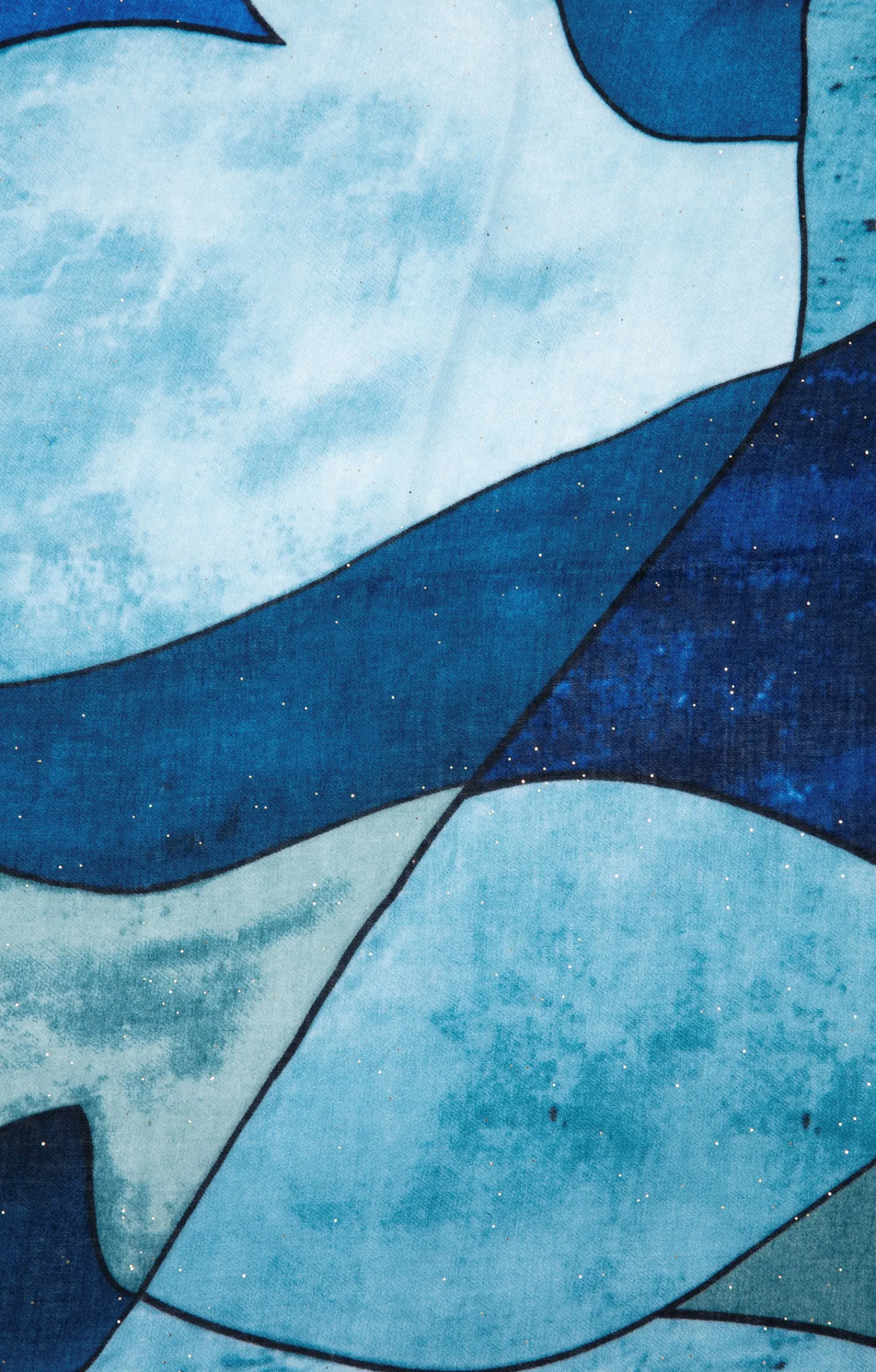 Accessoires<Armand Thiery Foulard imprimé patch - Bleudur