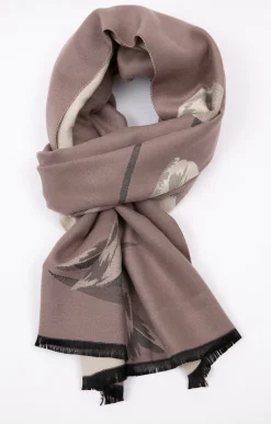 Accessoires<Armand Thiery FOULARD JACQUARD CHAUD - Beige