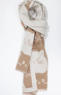Accessoires<Armand Thiery FOULARD JACQUARD CHAUD - Beige