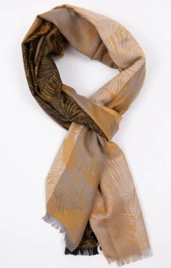 Accessoires<Armand Thiery FOULARD JACQUARD CLASSIQUE - Ocre
