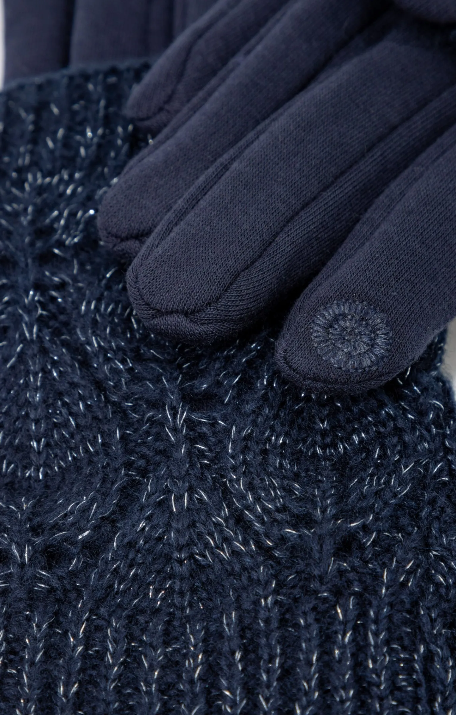 Accessoires<Armand Thiery Gants 2 en 1 bimatière - Marine