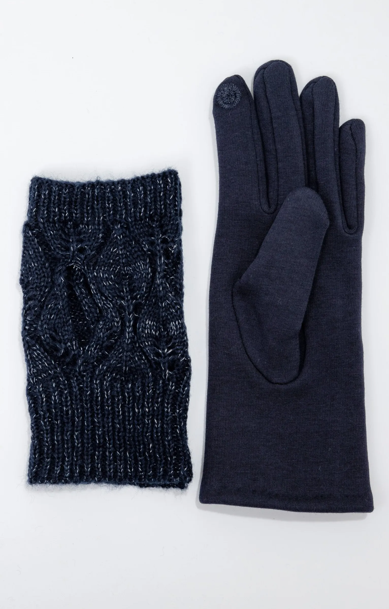 Accessoires<Armand Thiery Gants 2 en 1 bimatière - Marine