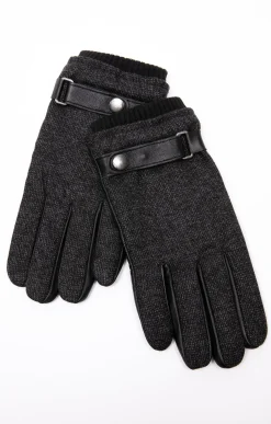 Accessoires<Armand Thiery Gants en cuir - Noir