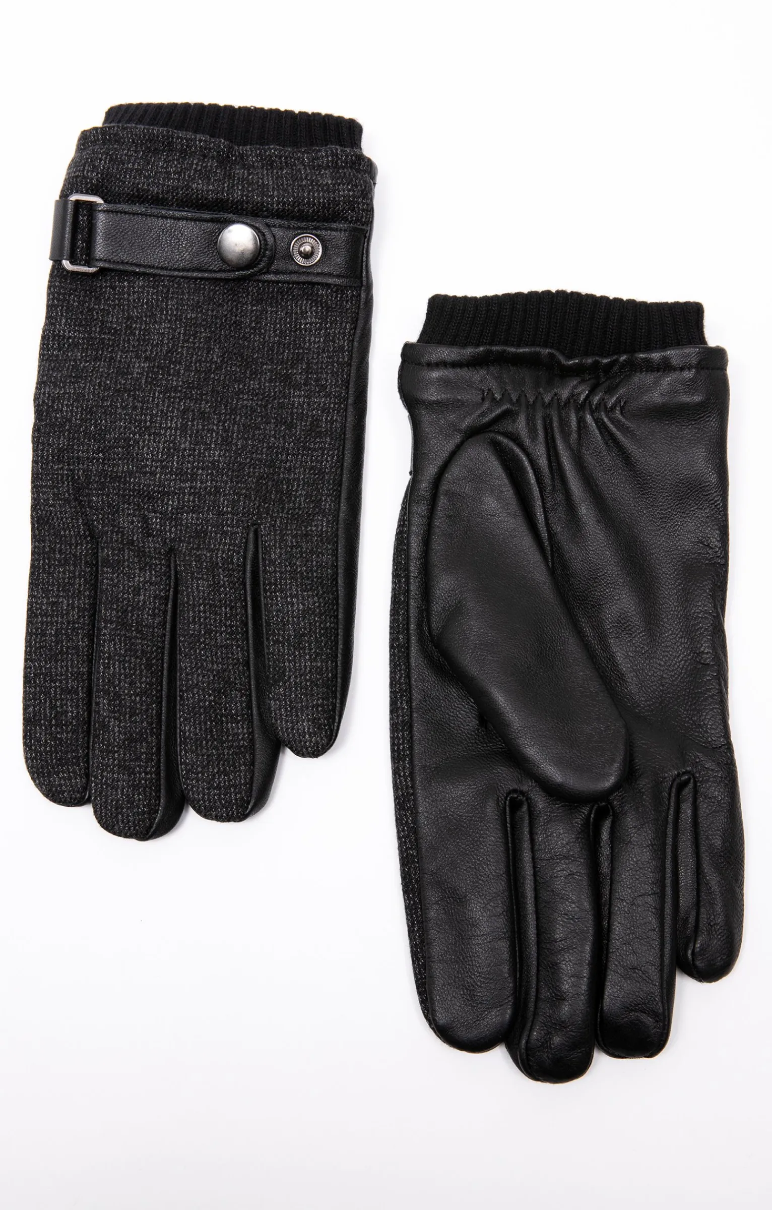 Accessoires<Armand Thiery Gants en cuir - Noir