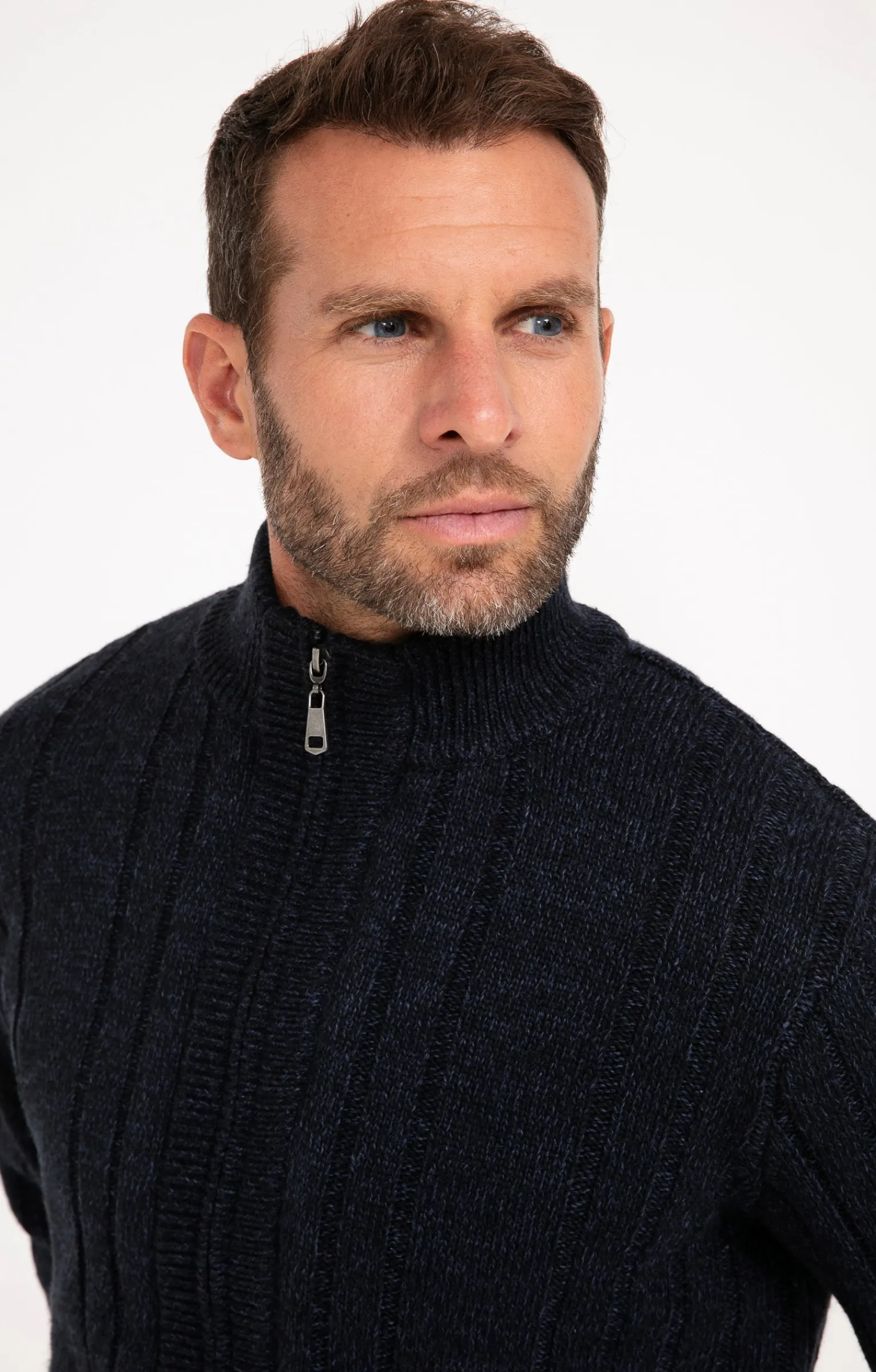 Pulls & Gilets<Armand Thiery Gilet côte doublé sherpa - Bleu