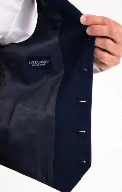Costumes<Armand Thiery Gilet de costume Flotta - Marine