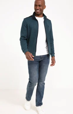Pulls & Gilets<Armand Thiery Gilet manches longues Chaud - Pétrole