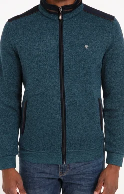 Pulls & Gilets<Armand Thiery Gilet manches longues Chaud - Pétrole