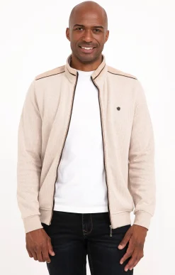 Pulls & Gilets<Armand Thiery Gilet manches longues Chaud - Beige