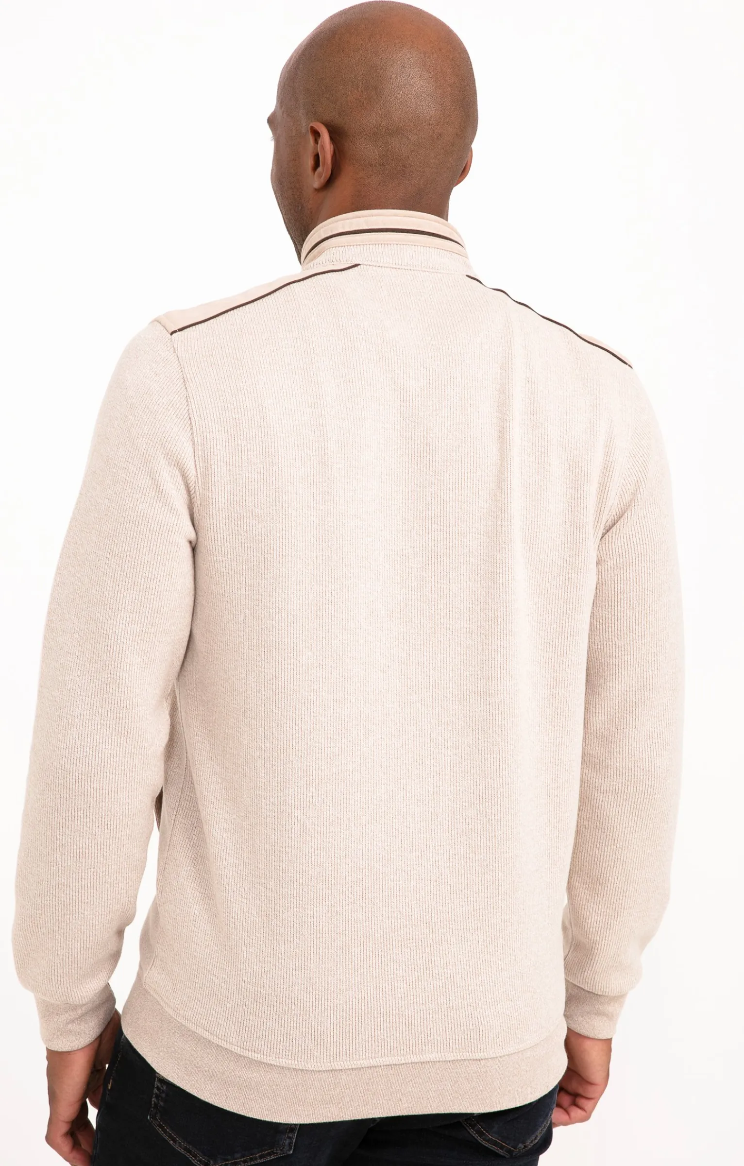 Pulls & Gilets<Armand Thiery Gilet manches longues Chaud - Beige