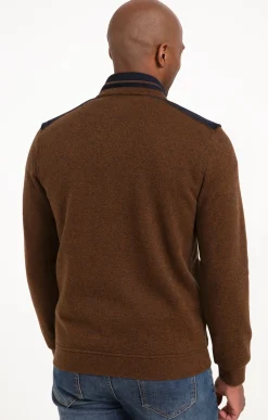 Pulls & Gilets<Armand Thiery Gilet manches longues Chaud - Havane