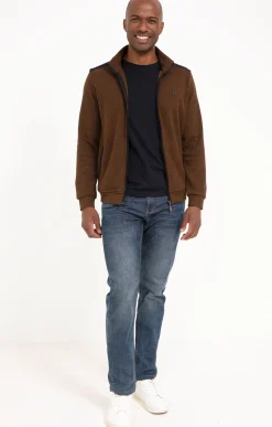 Pulls & Gilets<Armand Thiery Gilet manches longues Chaud - Havane