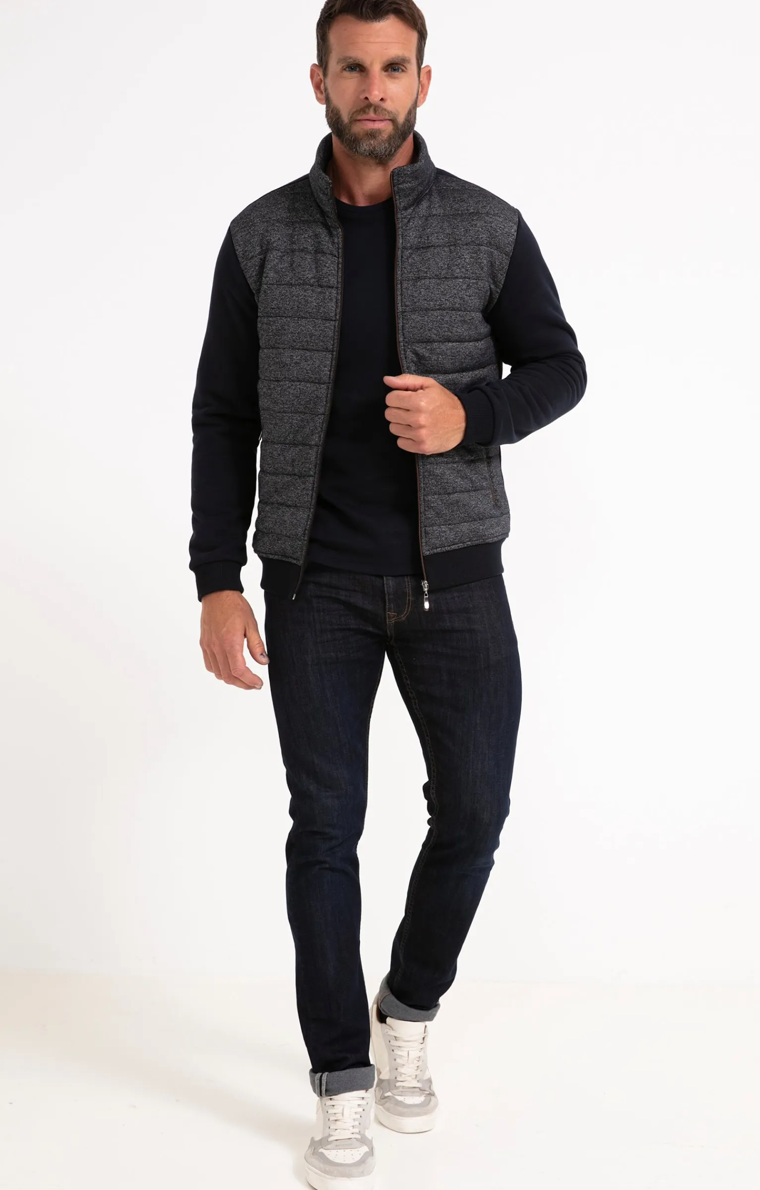 Pulls & Gilets<Armand Thiery Gilet manches longues Comfy - Marine