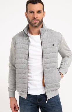 Pulls & Gilets<Armand Thiery Gilet manches longues Comfy - Grisclair