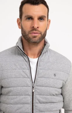 Pulls & Gilets<Armand Thiery Gilet manches longues Comfy - Grisclair