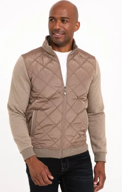 Pulls & Gilets<Armand Thiery Gilet manches longues Diams - Beige