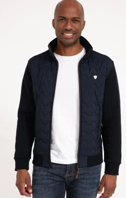 Pulls & Gilets<Armand Thiery Gilet manches longues Marin - Marine