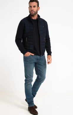 Pulls & Gilets<Armand Thiery Gilet manches longues Paddy Navy - Marine