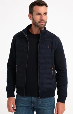 Pulls & Gilets<Armand Thiery Gilet manches longues Paddy Navy - Marine