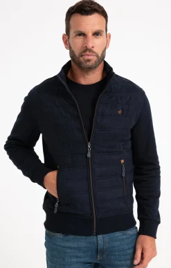 Pulls & Gilets<Armand Thiery Gilet manches longues Paddy Navy - Marine