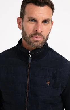 Pulls & Gilets<Armand Thiery Gilet manches longues Paddy Navy - Marine