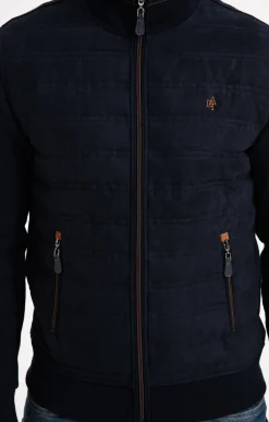 Pulls & Gilets<Armand Thiery Gilet manches longues Paddy Navy - Marine