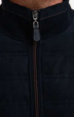 Pulls & Gilets<Armand Thiery Gilet manches longues Paddy Navy - Marine