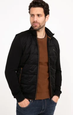 Pulls & Gilets<Armand Thiery Gilet manches longues Quadry - Noir