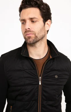 Pulls & Gilets<Armand Thiery Gilet manches longues Quadry - Noir
