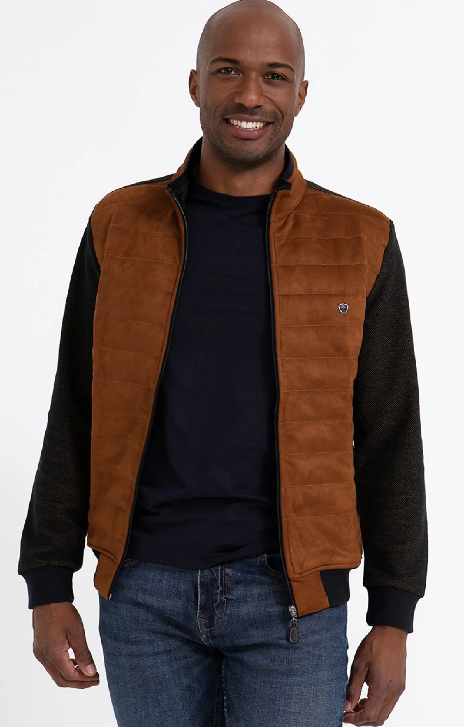 Pulls & Gilets<Armand Thiery Gilet manches longues Suedy - Camel
