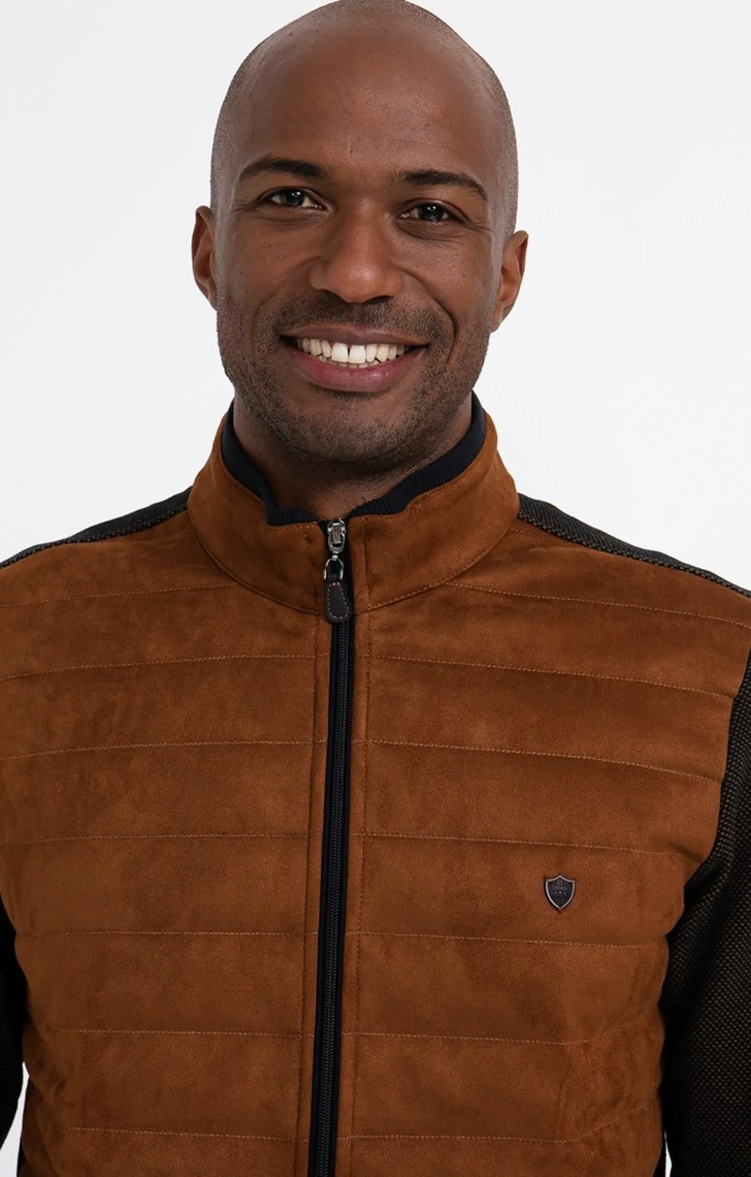 Pulls & Gilets<Armand Thiery Gilet manches longues Suedy - Camel