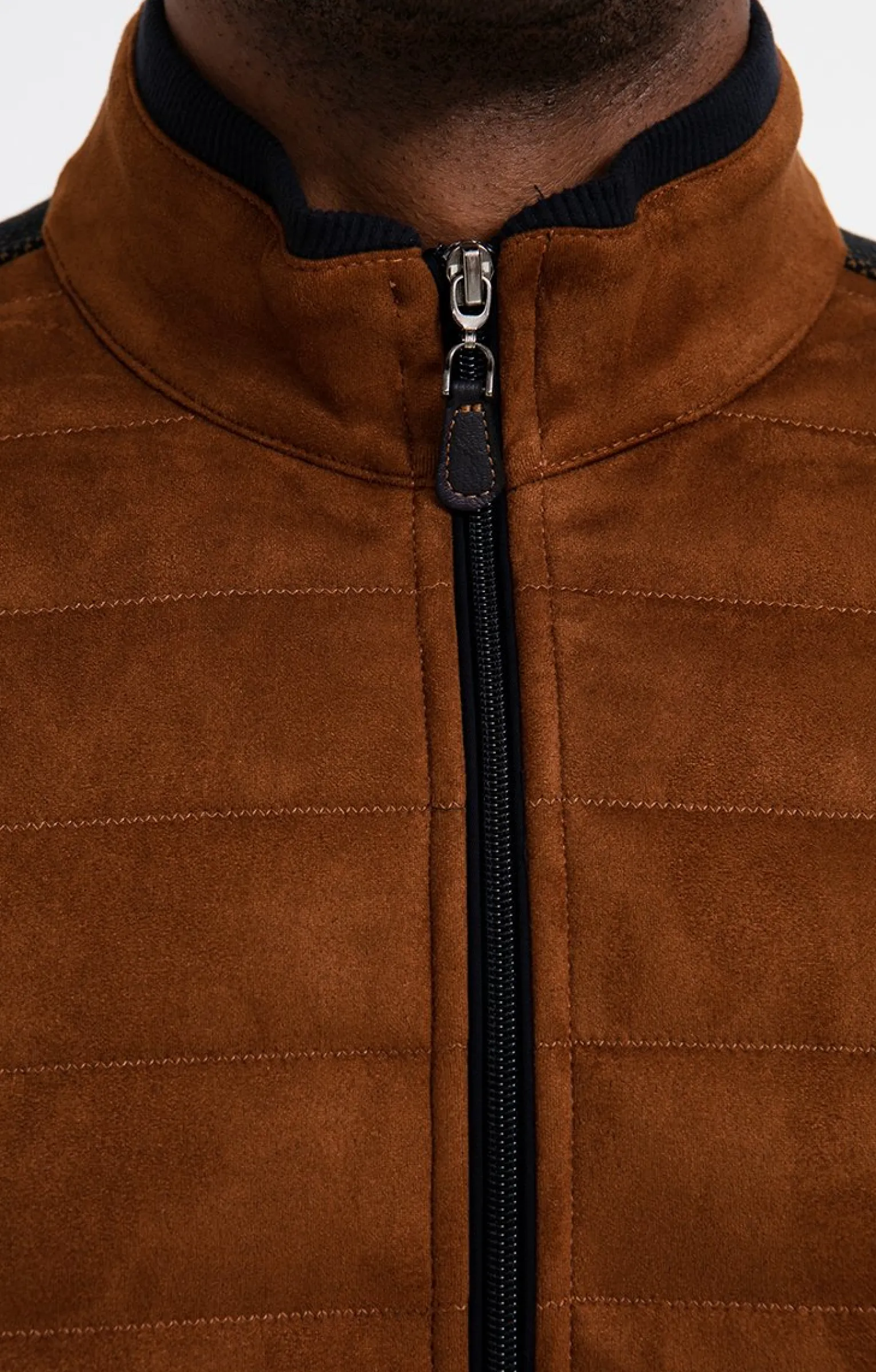 Pulls & Gilets<Armand Thiery Gilet manches longues Suedy - Camel