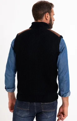 Pulls & Gilets<Armand Thiery Gilet sans manche doublé sherpa - Marine