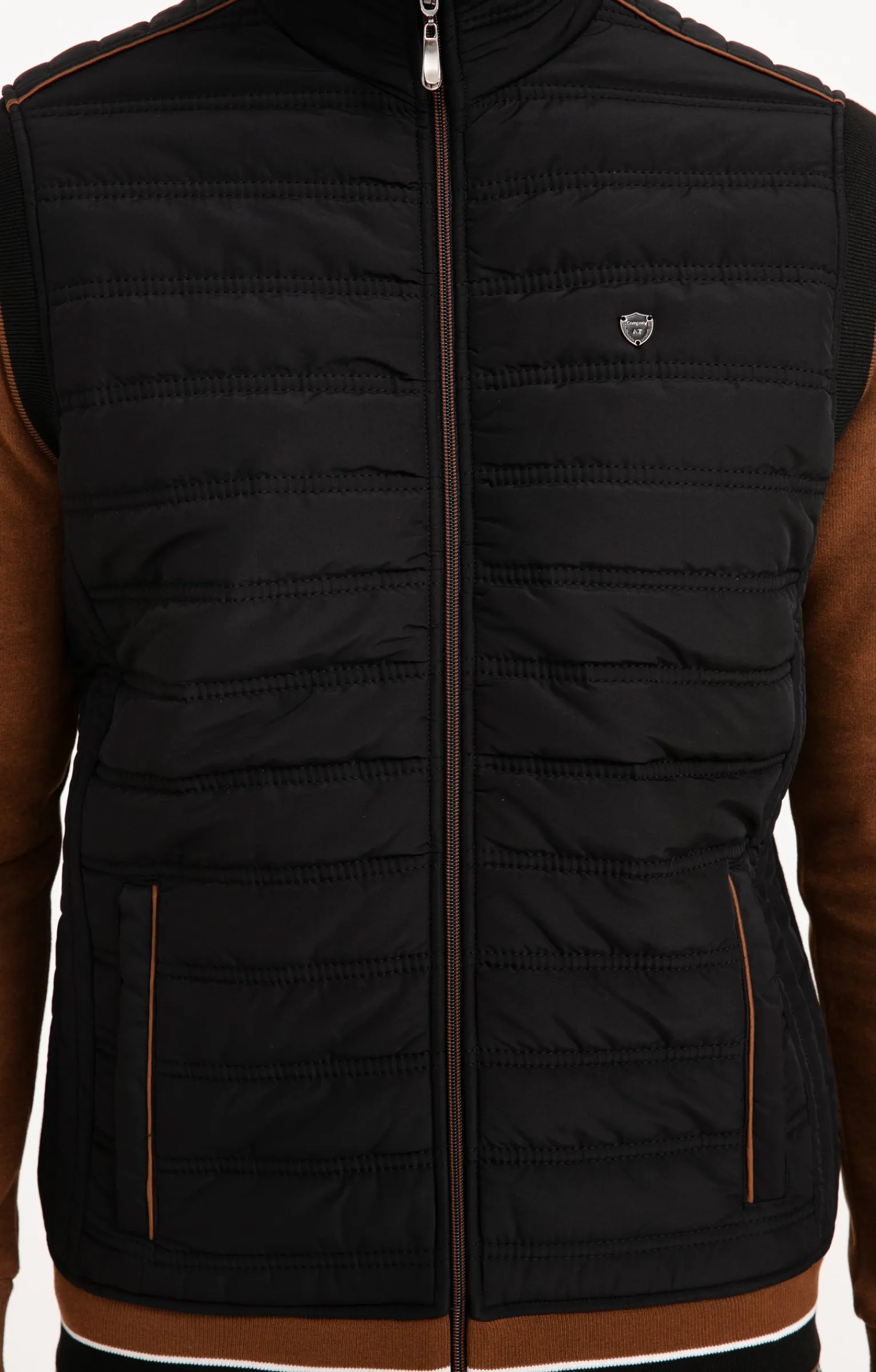 Pulls & Gilets<Armand Thiery Gilet sans manches Nautical - Noir