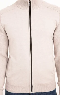 Pulls & Gilets<Armand Thiery Gilet uni détails camel - Beige