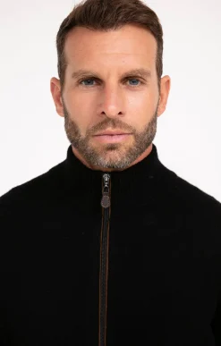 Pulls & Gilets<Armand Thiery Gilet uni en laine - Noir