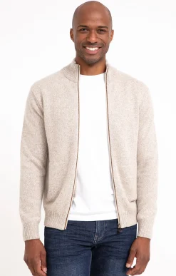 Pulls & Gilets<Armand Thiery Gilet uni en laine - Beige
