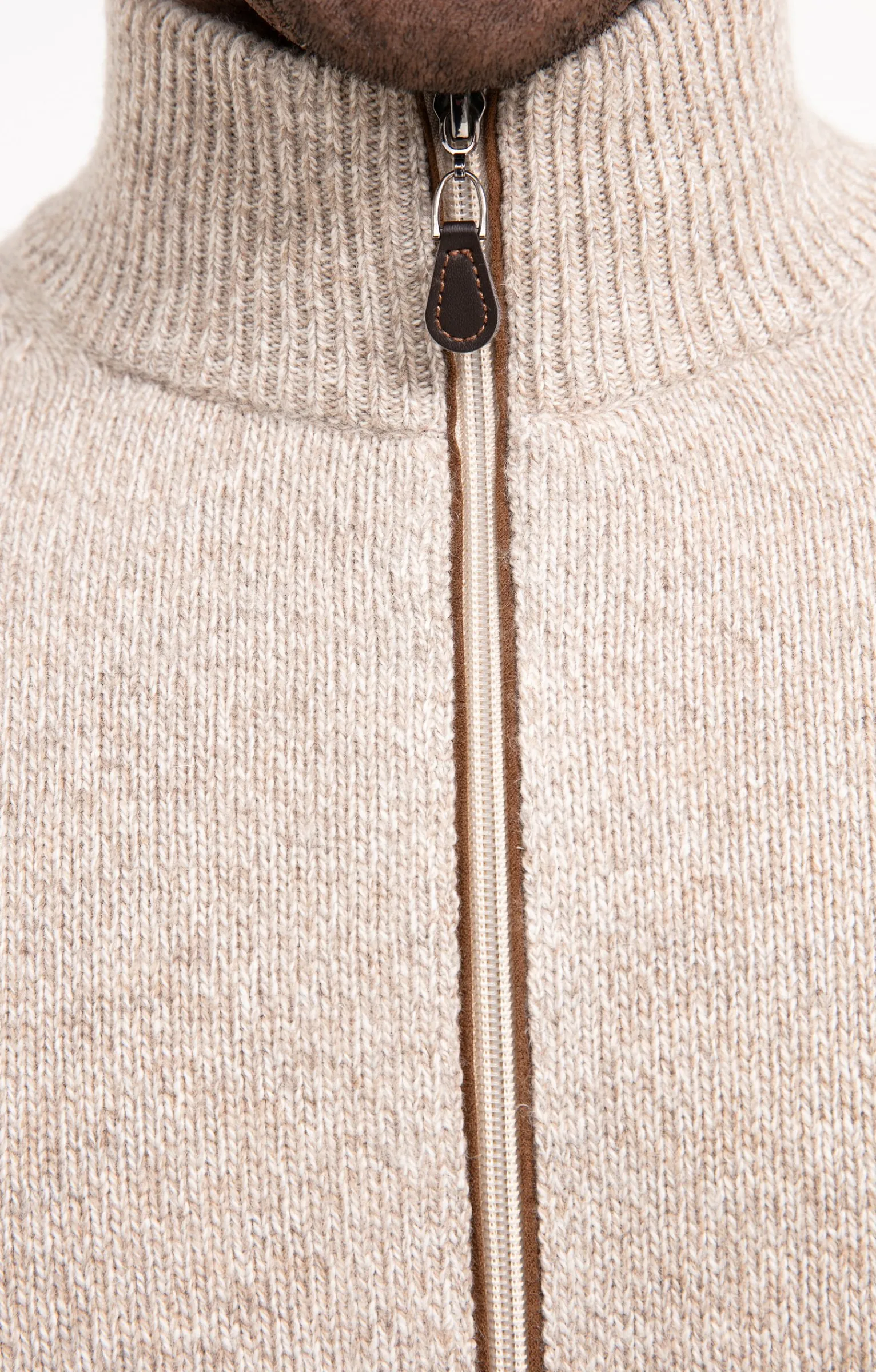 Pulls & Gilets<Armand Thiery Gilet uni en laine - Beige