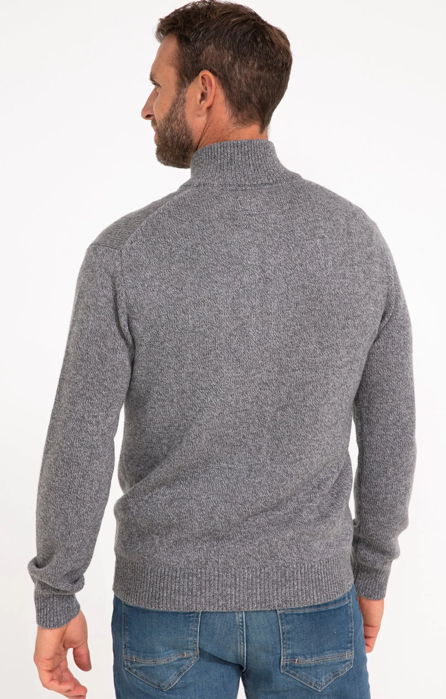 Pulls & Gilets<Armand Thiery Gilet uni en laine - Grismoyen