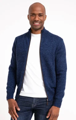 Pulls & Gilets<Armand Thiery Gilet uni en laine - Bleudur