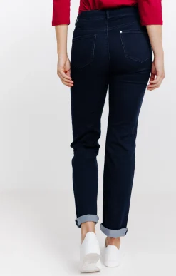 Pantalons<Armand Thiery Jean droit détails sequins - Bleu