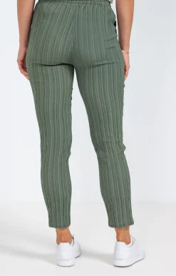 Pantalons<Armand Thiery Jogging aspect plissé - Kaki