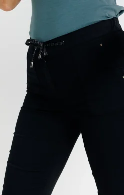 Pantalons<Armand Thiery Jogging coton stretch élastiqué dos - Noir