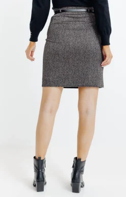 Jupes<Armand Thiery JUPE JACQUARD - FANTAISIE AVEC CEINTURE - Noir