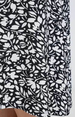 Jupes<Armand Thiery Jupe longue imprimée en maille - Noir
