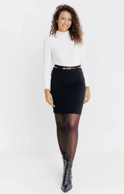 Jupes<Armand Thiery JUPE VILLE GENOUX AVEC CTR - Noir