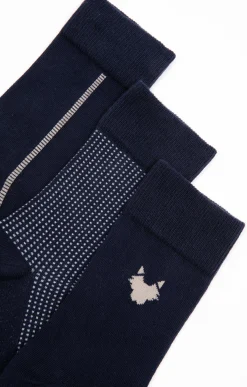 Sous-vêtements & Nuit<Armand Thiery Lot de 3 paires de chaussettes WOLF - Marine