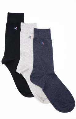 Sous-vêtements & Nuit<Armand Thiery Lot de 3 paires de chaussettes SCAND - Marine